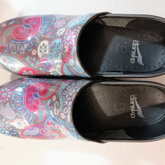 Dansko Patent Leather Clogs - Picture 2 of 7